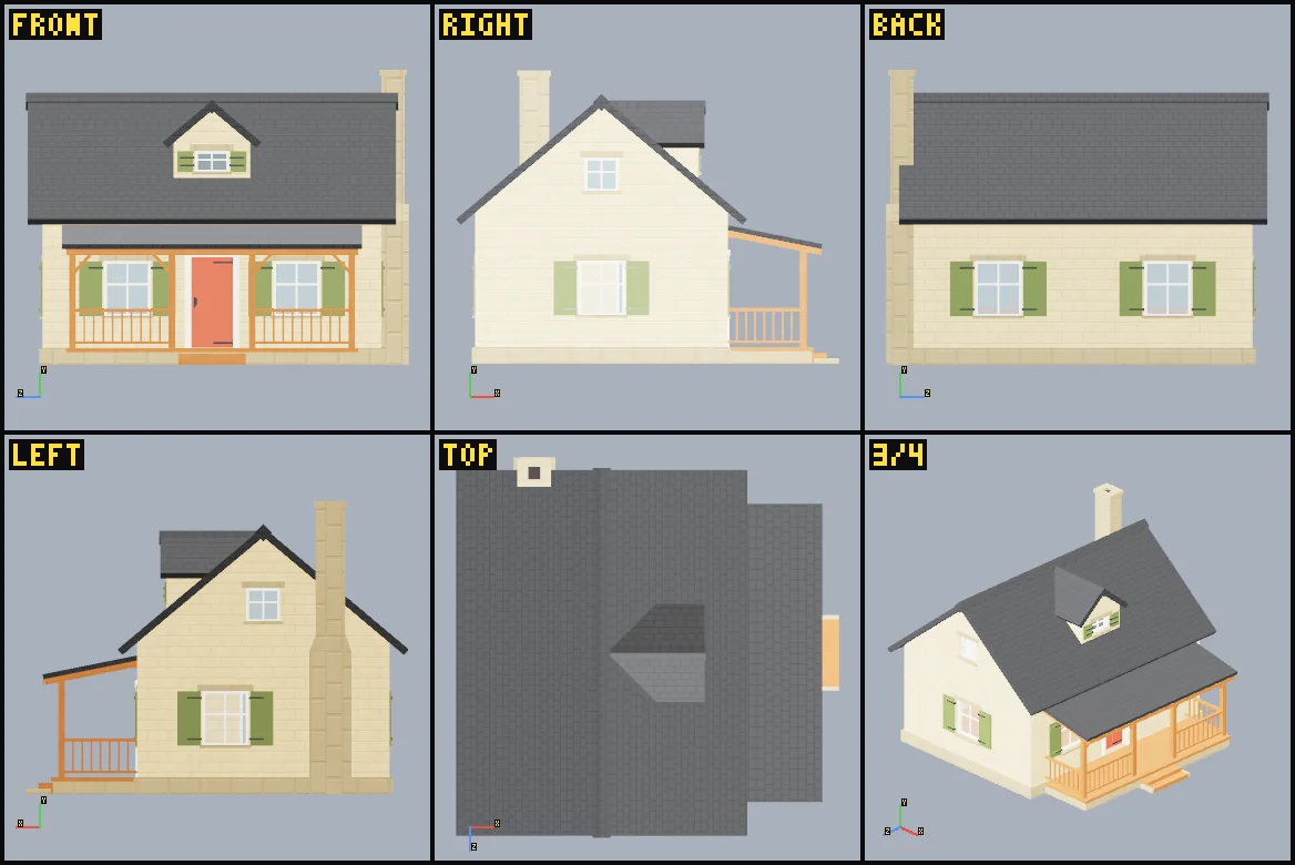 Six saved review views of Farmhouse.
