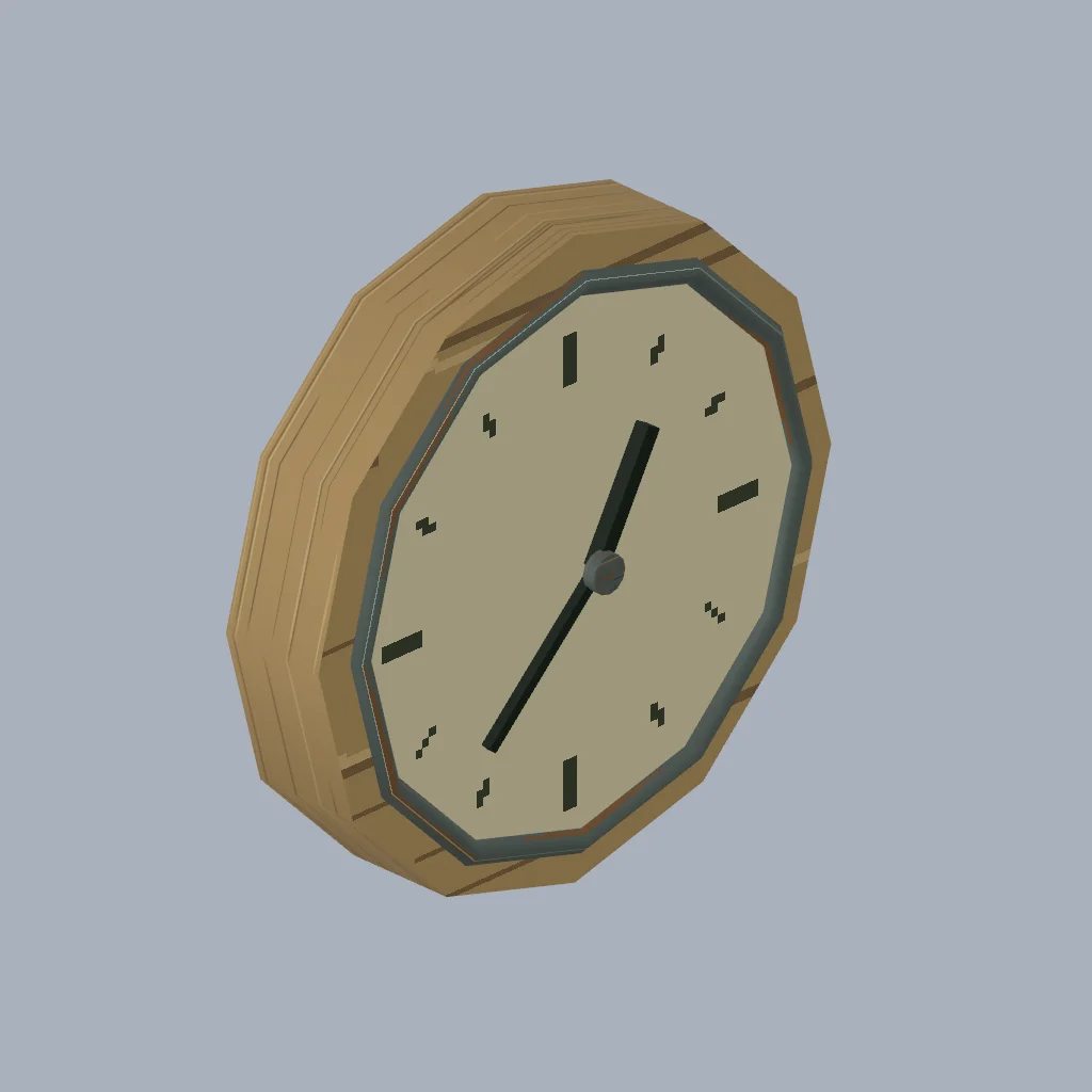 Original fitted PSX cabin furnishing with procedural pixel textures.