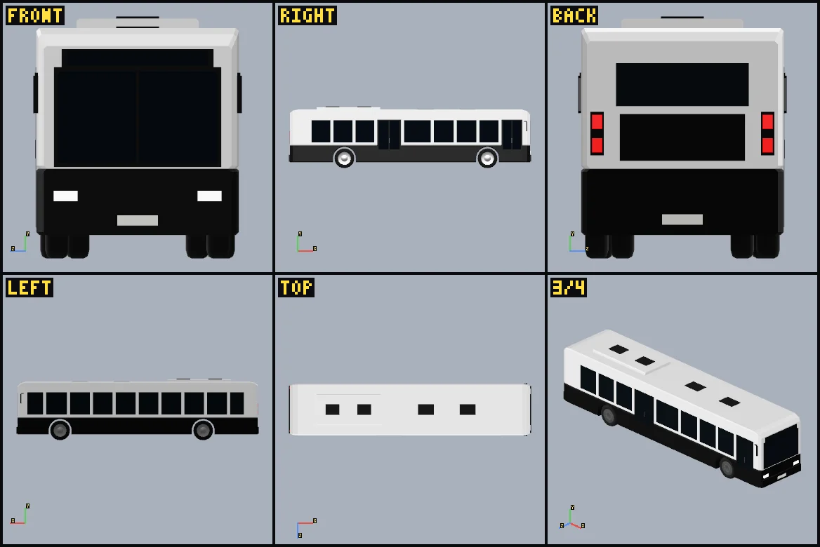 Saved review views of Generic transit bus.