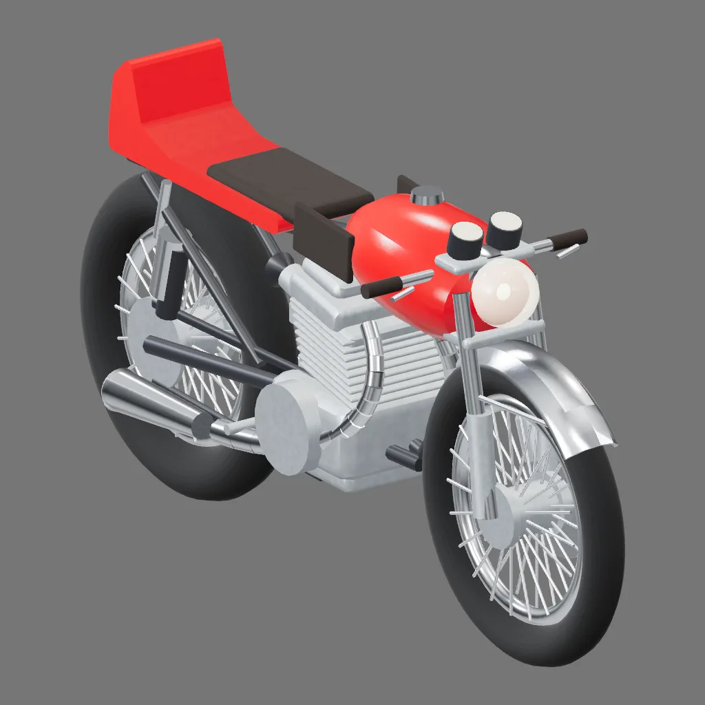 Historical gallery render of Cafe racer; see the poster provenance below.