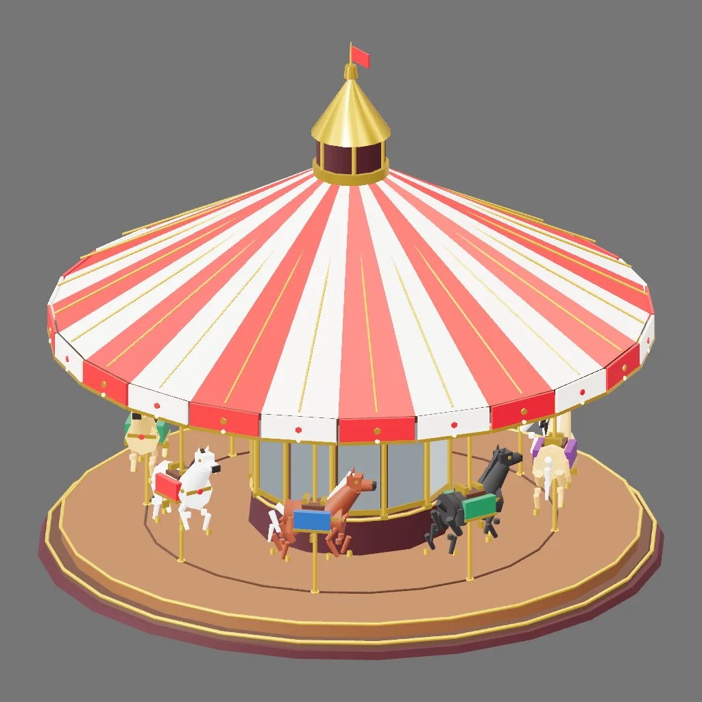 Historical gallery render of Carousel; see the poster provenance below.