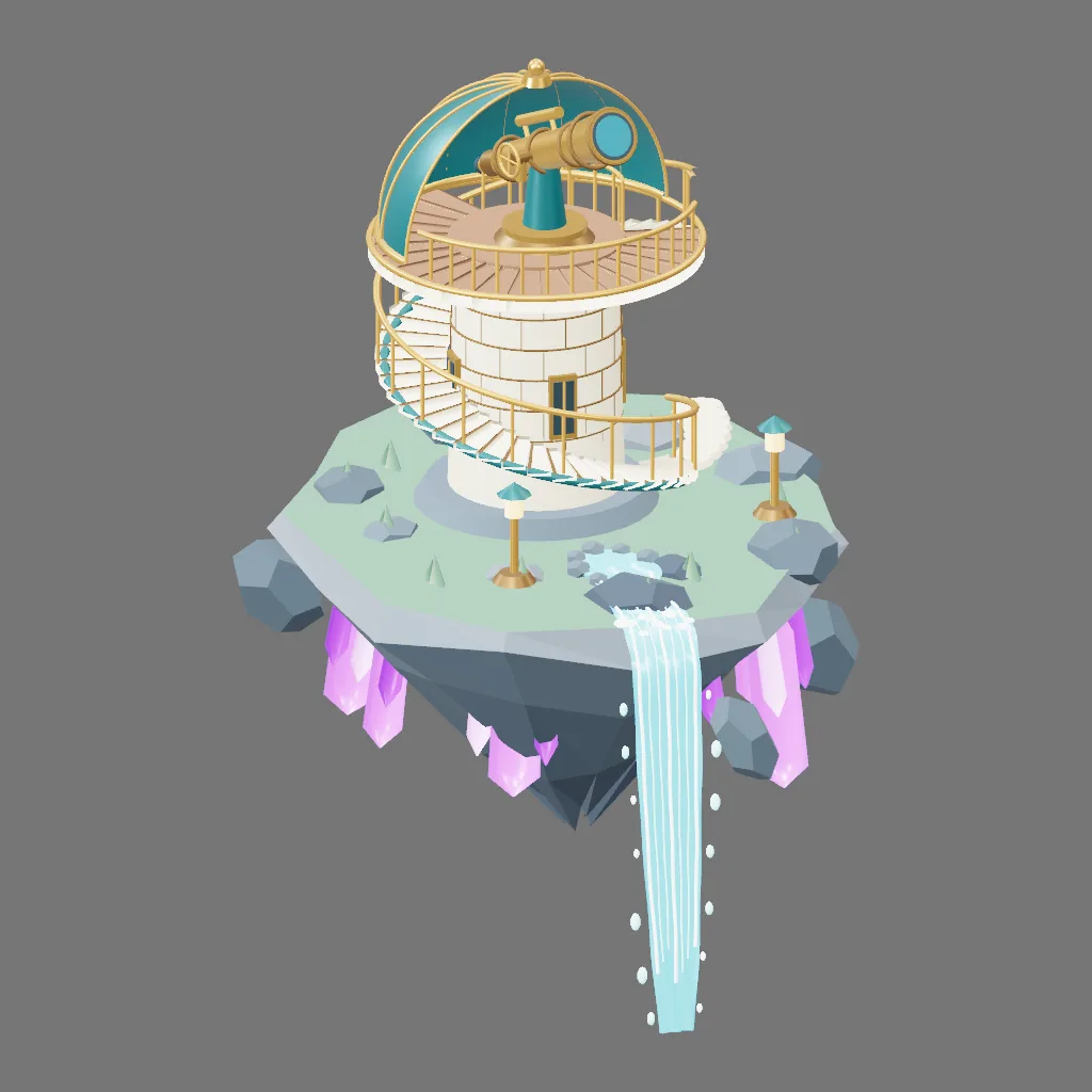 Historical gallery render of Floating observatory; see the poster provenance below.