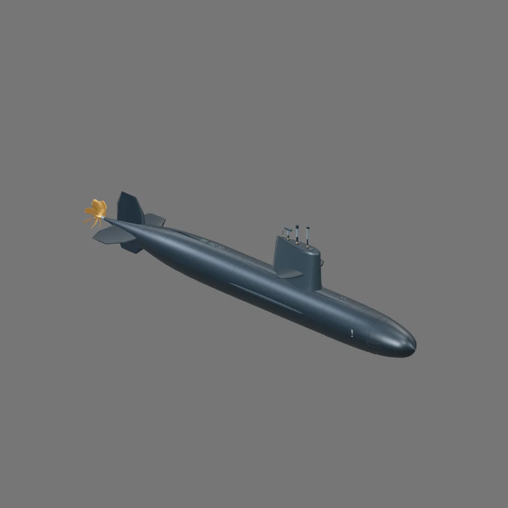 Historical gallery render of Umbra submarine; see the poster provenance below.
