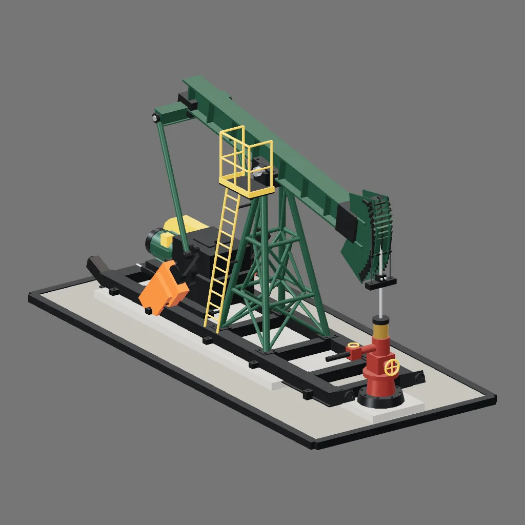 Historical gallery render of Pumpjack; see the poster provenance below.