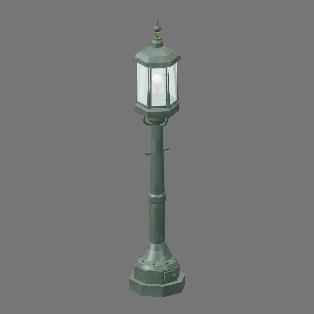 Historical gallery render of Street lamp; see the poster provenance below.