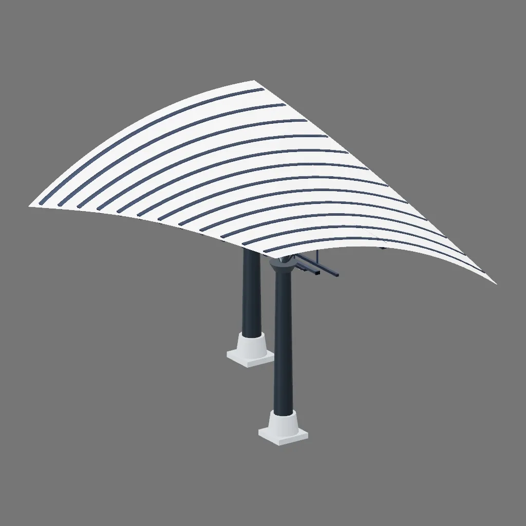 Historical gallery render of Twisting canopy; see the poster provenance below.