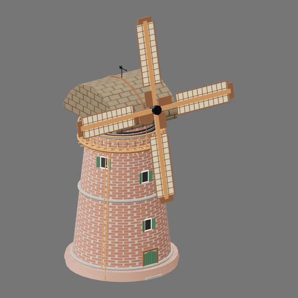 Historical gallery render of Windmill; see the poster provenance below.